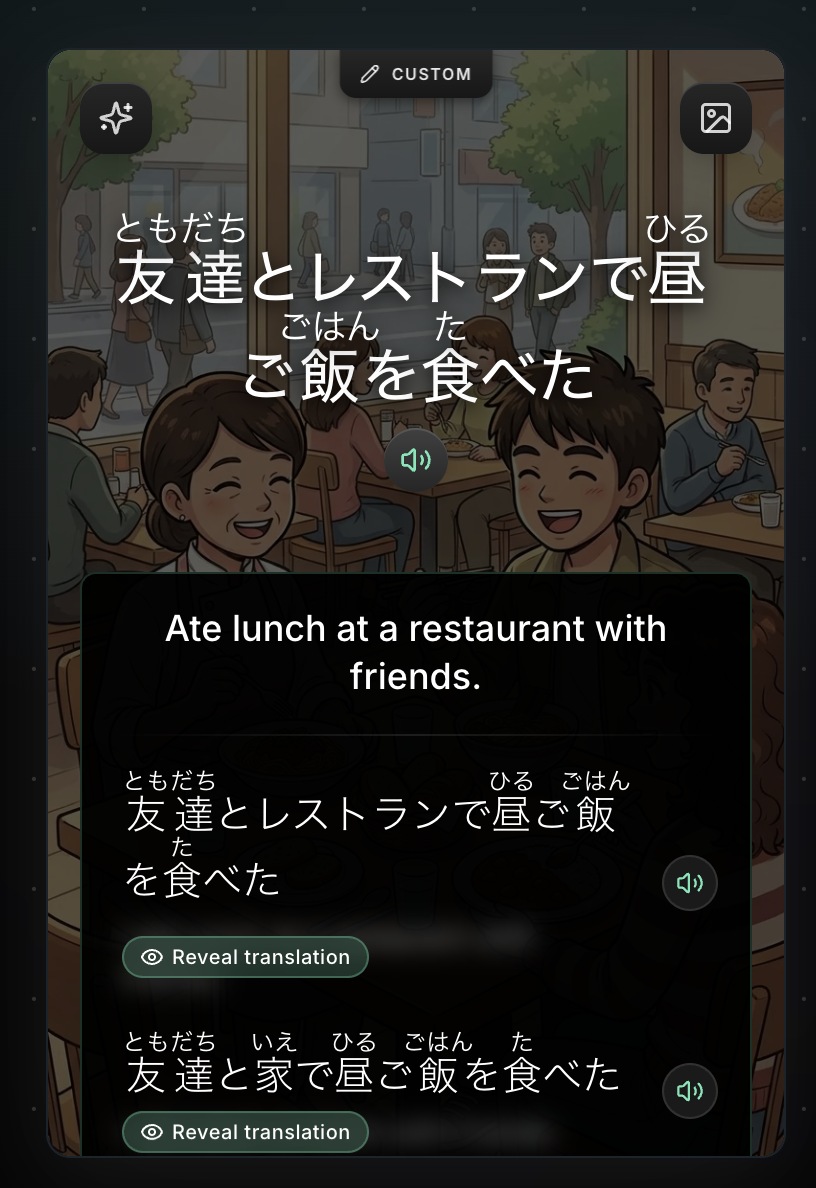 Flip for the meaning, illustration, and extra examples.